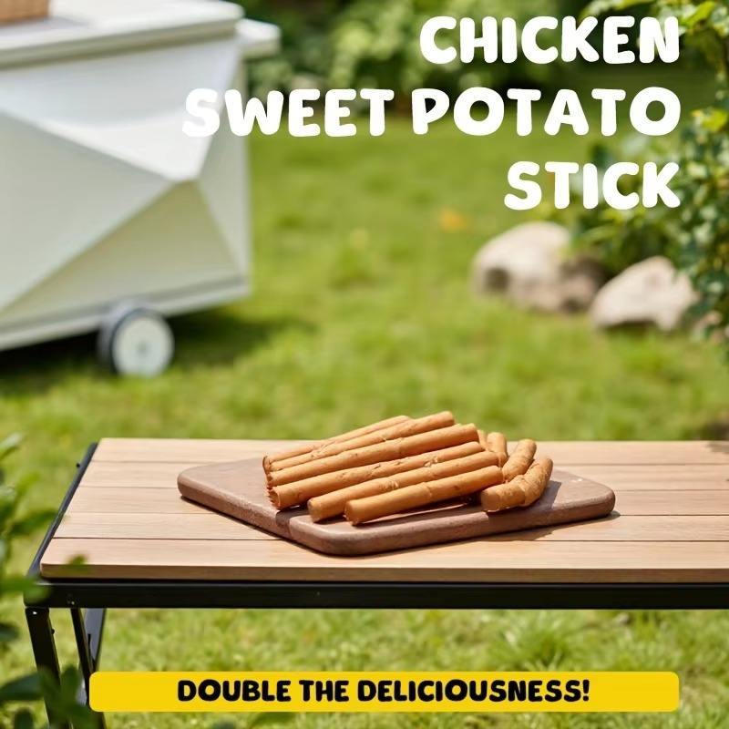 Pet-shaped Chik Chicken Wrapped In Rawhide Chewy Natural Meat Snack For Dogs Suitable For All Size dogs.