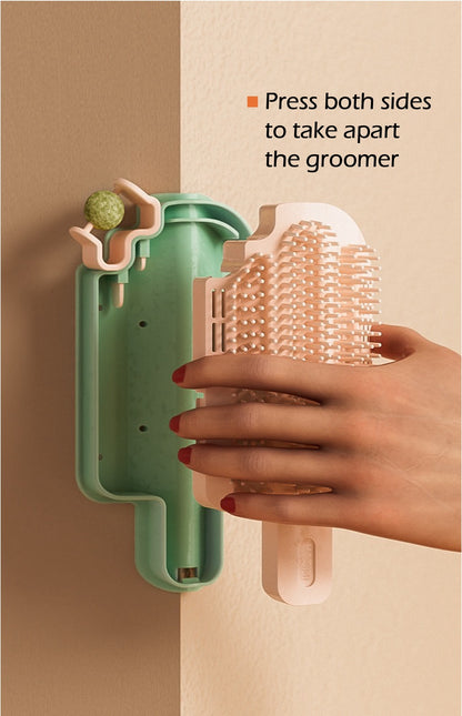 Cat Self Grooming Brush, Popsicle-Shaped, Corner Massage Comb, Cat Scratcher