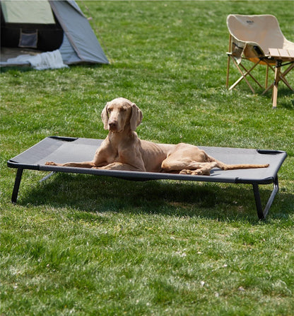 Made4Pets Large Dog Outdoor Adjustable Pet Bed With Buckle Legs, Washable Mesh Cover, Non-Slip Feet, Durable And Bite-Resistant, Suitable For Indoor And Outdoor Use