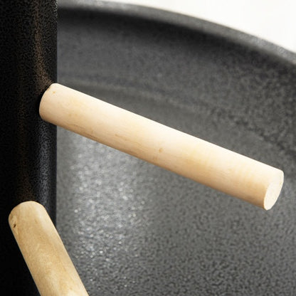 PawHut Bird Play Stand, Portable Parrot Perch, Bird Feeder Station, With Four Wheels, Stainless Steel Feeding Bowls, Round Tray, Grey