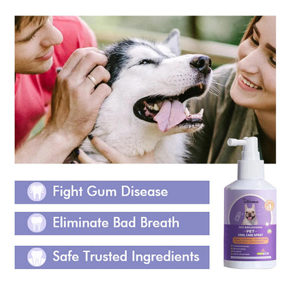 Yegebang Cat And Dog Teeth Cleaning Spray Pet Oral Cleaning Deodorizing Fresh Breath