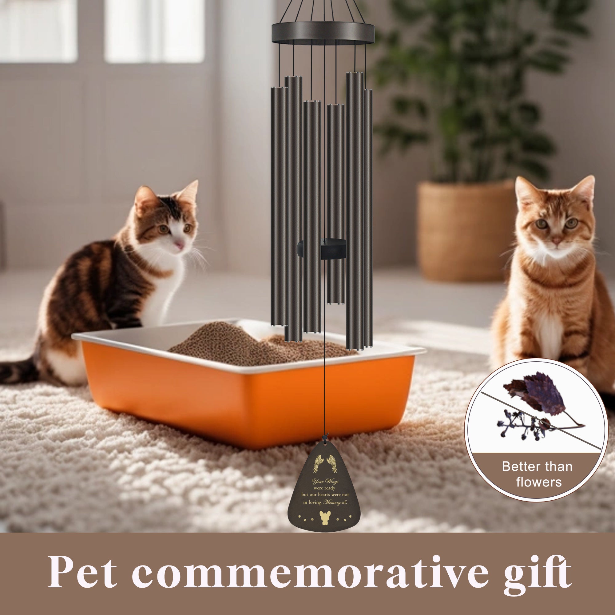 Dog Memorial Gifts For Loss Of Dog, Pet Memorial Wind Chime, Loss Of Dog Sympathy Gift, Dog Remembrance Gift In Memory Of Dog Cat.