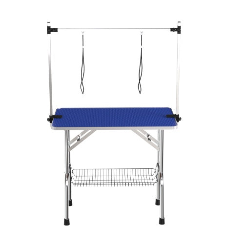 Large Pet Dog And Cat Grooming Table With Adjustable Arms And Clips Large Heavy Duty Animal Grooming Table 42 Inches