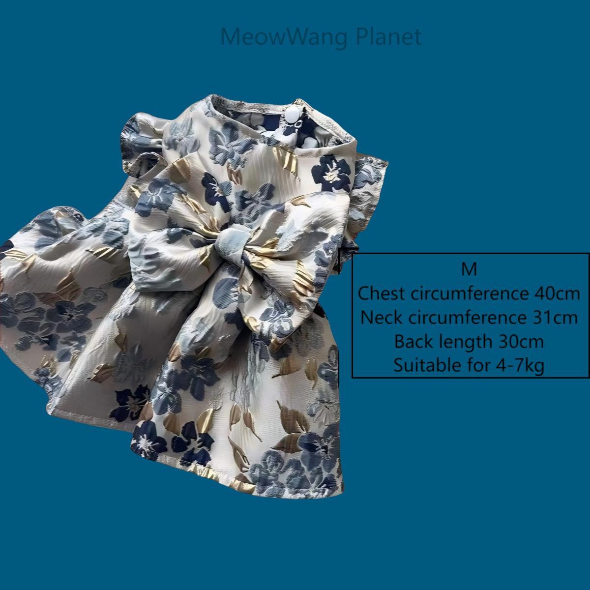 Dog Cat Clothes Pet Apparel Summer Floral Princess Dress For Small Dogs Cats New Season Lightweight Pet Apparel Cute Breathable Strappy Sundress Luxury Pet Gift For Cats Dogs