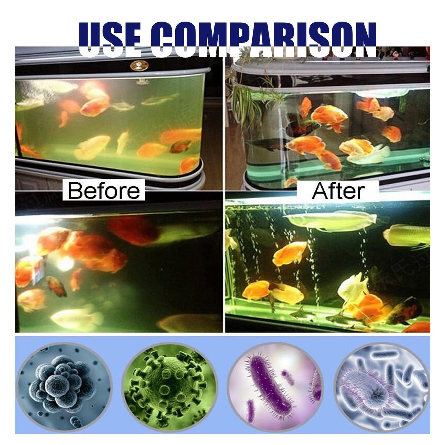 Igbondigal Lichen Fish Tank Cleaning Supplies Algaecide To Remove Moss And Green Water Algae