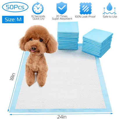 50Pcs Set Dog Training Pads