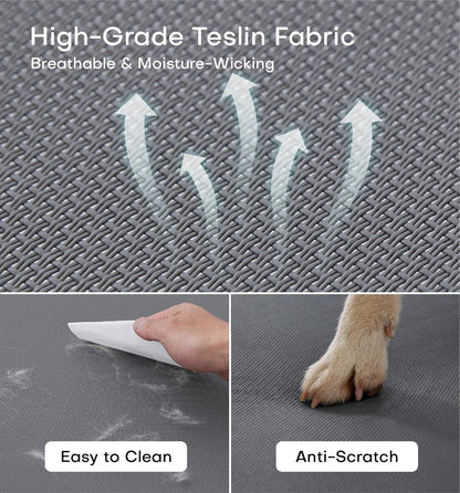 Made4Pets Large Dog Outdoor Adjustable Pet Bed With Buckle Legs, Washable Mesh Cover, Non-Slip Feet, Durable And Bite-Resistant, Suitable For Indoor And Outdoor Use