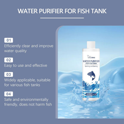 Yebang Fish Tank Water Clarifier Aquarium Water Clarifier Household Fish Tank Decontamination Cleaner