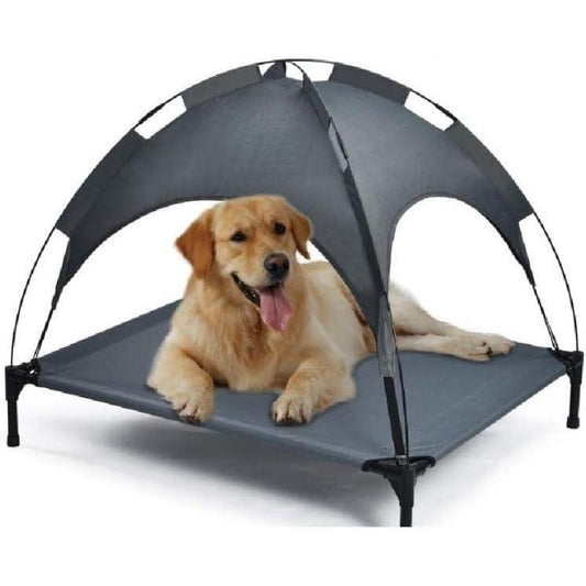 Outdoor Portable Grey Pet Dog Bed