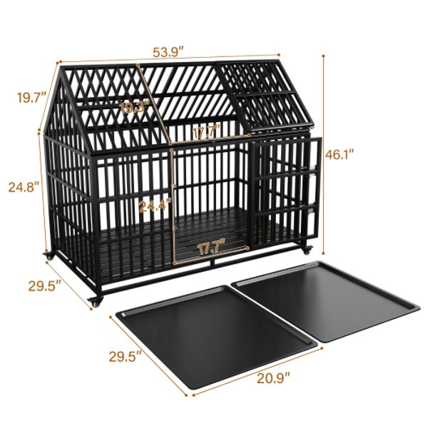 54inch Heavy Duty Dog Crate For Large Dogs