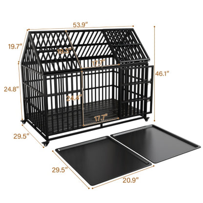 54inch Heavy Duty Dog Crate For Large Dogs