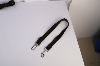 2Pcs Pet Dog Seat Belt Leash Adjustable Pet Dog Cat Safety Leads Harness Car Vehicle Nylon Fabric Seatbelt Strap