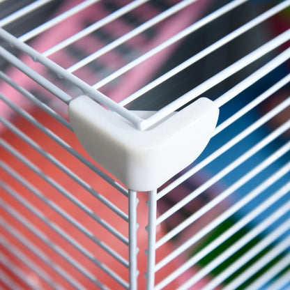 5 Tiers Hamster Cage With Tube And Tunnel With Water Bottle, Food Tray, Exercise Wheels