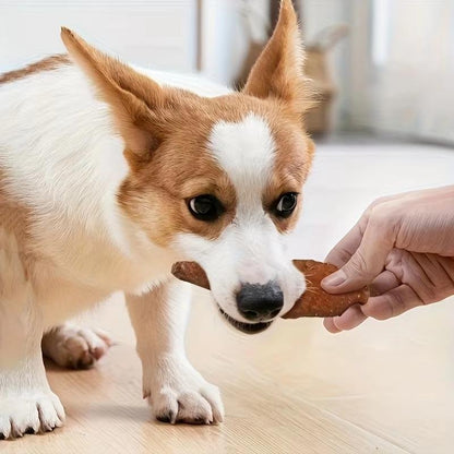 Pet-shaped Chik Chicken Wrapped In Rawhide Chewy Natural Meat Snack For Dogs Suitable For All Size dogs.