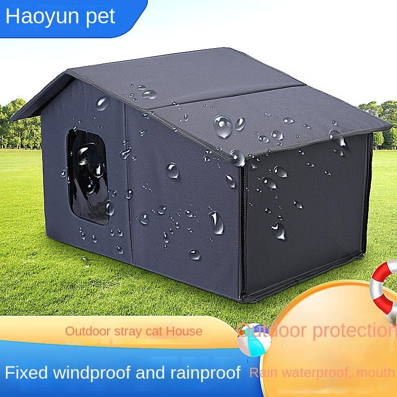 Outdoor Stray Cat And Dog House Waterproof And Warm For All Seasons, Removable, Easy To Clean And Convenient To Store