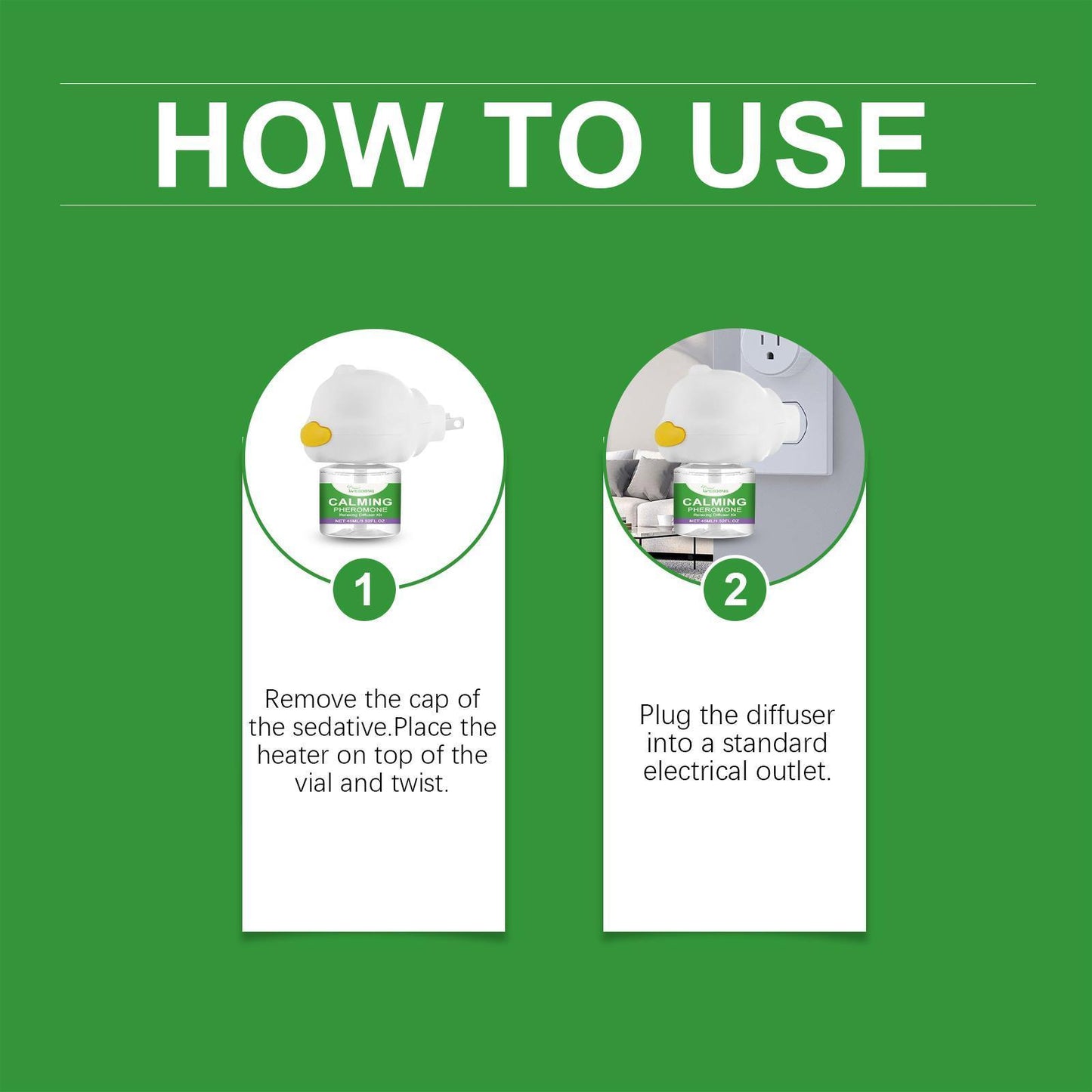 Yegebang Cat Emotional Care Set Pet Cat Soothing Calm Estrus Irritability Mood Noise Reduction Care