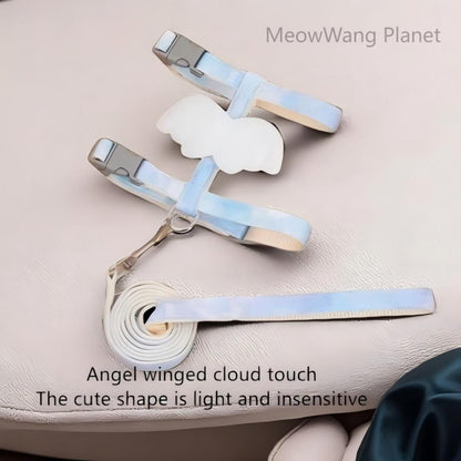 Dog Leash Cat Leash Charming Wings Pet Harness Leash Set Adjustable Escape Proof Vest For Cats Small Dogs Cute Comfortable Outdoor Wear Luxury Pet Gift For Cats Dogs