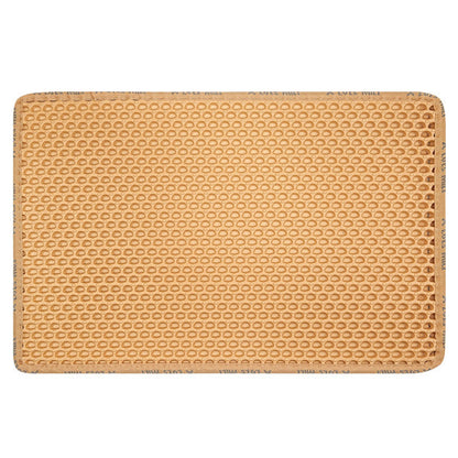 Double Layer Rice Shaped Cat Litter Pad