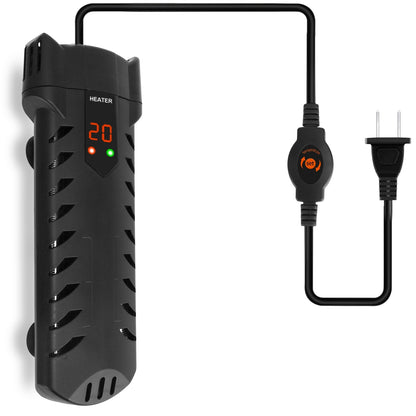 500W Submersible Aquarium Heater Temperature Adjustable External Controller 79Gal Fish Tank Heater Aquarium Thermostat Heater For Freshwater Saltwater
