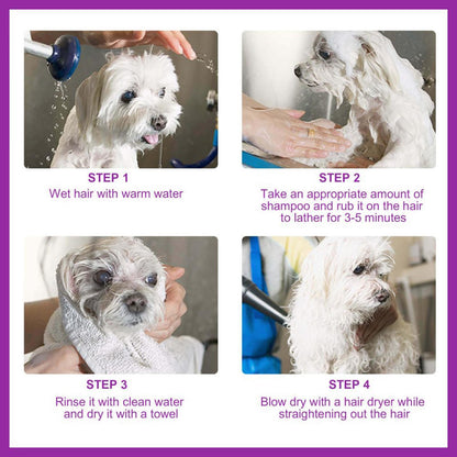 Yegebang Pet Shampoo And Shower Gel Relieves Itchy Skin And Leaves Hair Smooth And Untangled