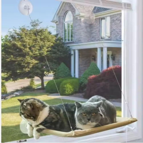 Washable Window-Mounted Sucker Cat Hammock Cat Nest Seat Elaxing Spot To Lounge For Cats