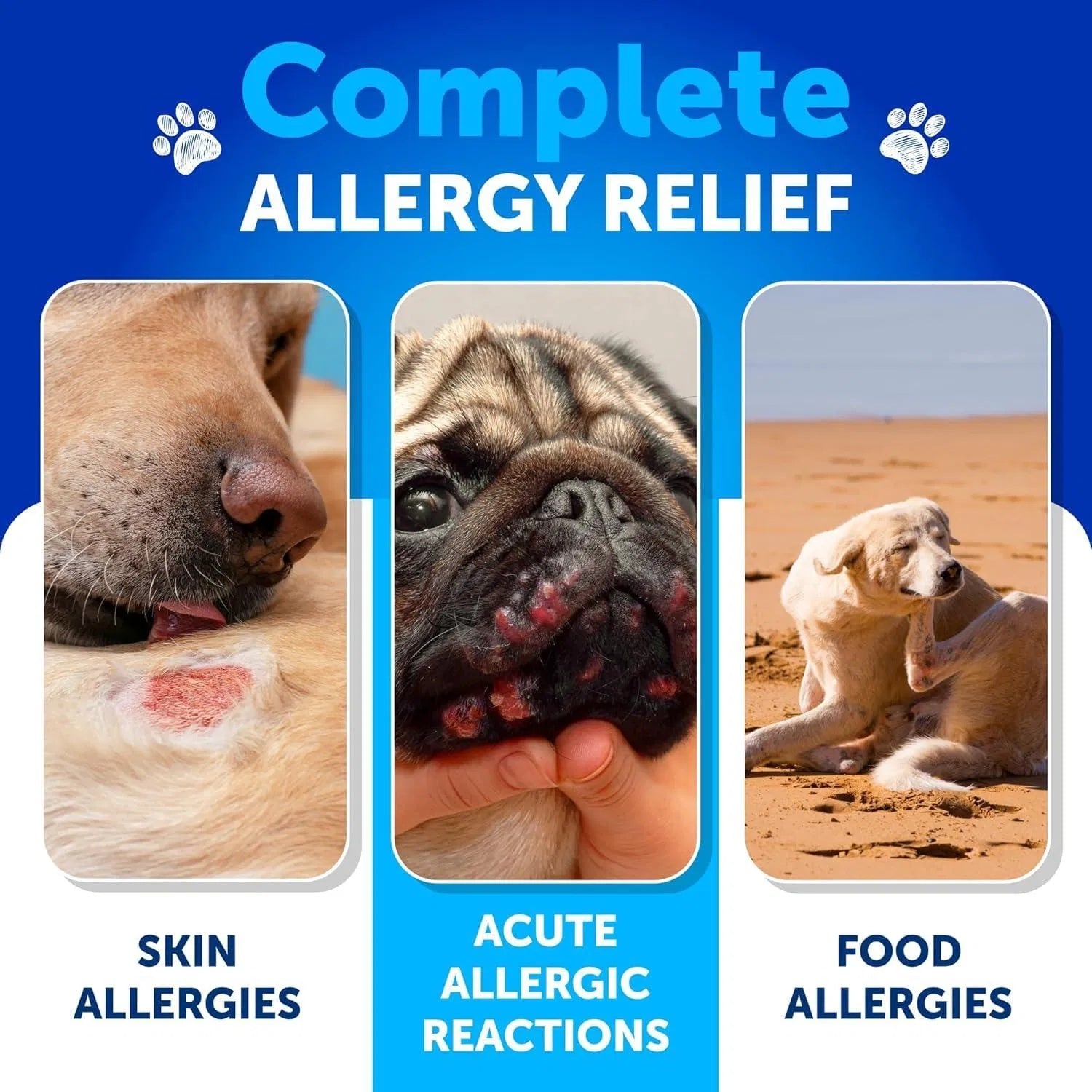 Dog Allergy Relief Chews Itching Skin Relief For Dogs Fish Oil 3 Seasonal Allergies Pills Skin & Coat Anti Itch Hot Spots Treatment Canine Immune Health Supplement 180 Soft Treats