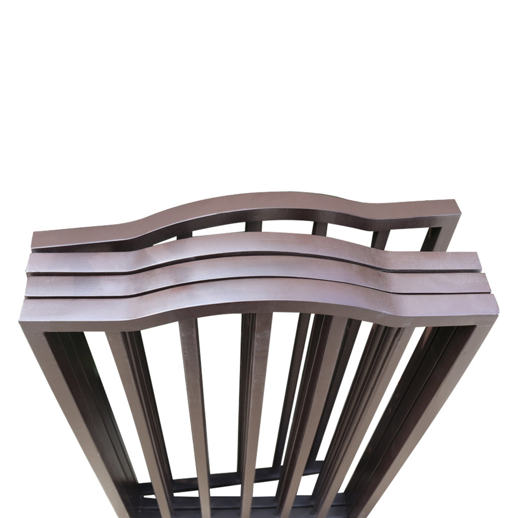 Dog Gate For Doorways, Stairs - Freestanding, Folding, Brown, Arc Wooden