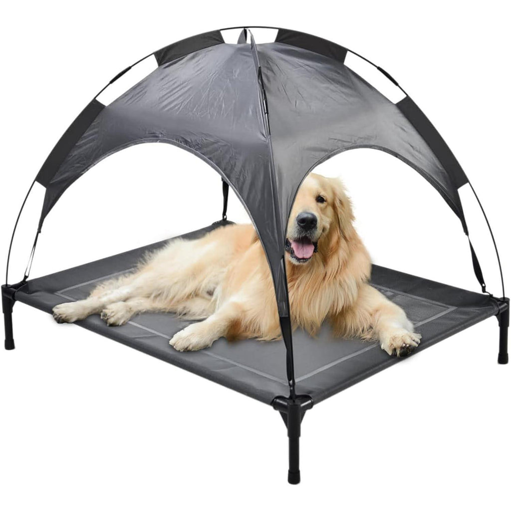 Outdoor Portable Grey Pet Dog Bed