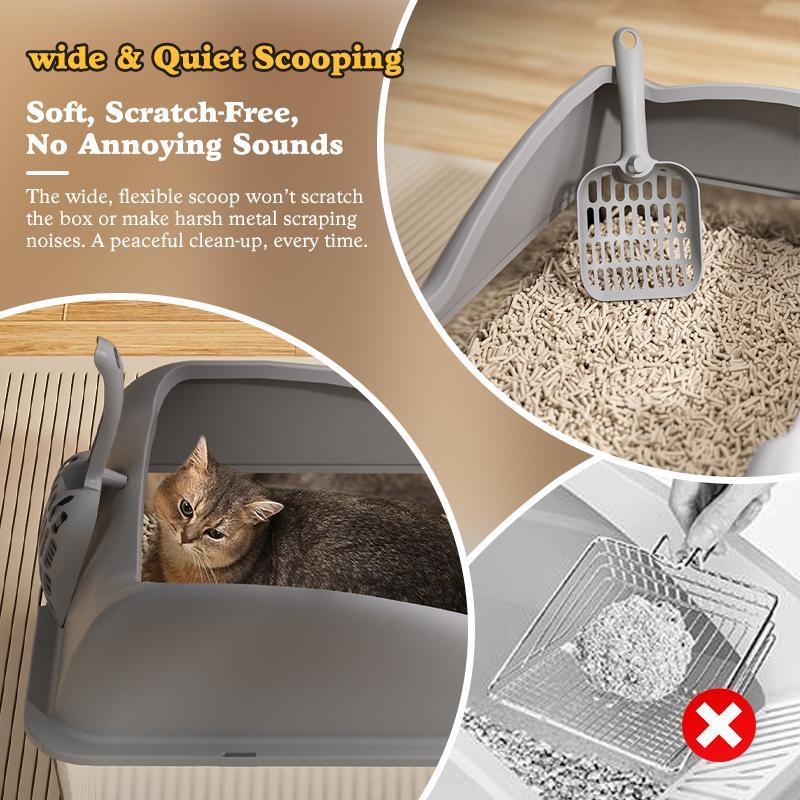 Large Stainless Steel Cat Litter Box