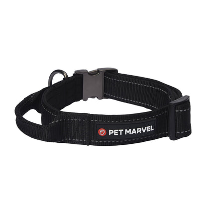 PET MARVELHigh Performance Tactical Dog Collar 1.25 In Wide With Handle