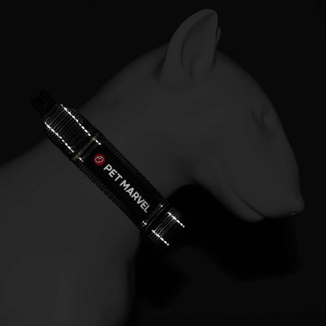 PET MARVELHigh Performance Tactical Dog Collar 1.25 In Wide With Handle