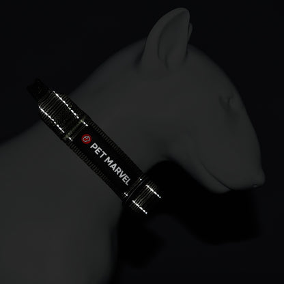 PET MARVELHigh Performance Tactical Dog Collar 1.25 In Wide With Handle