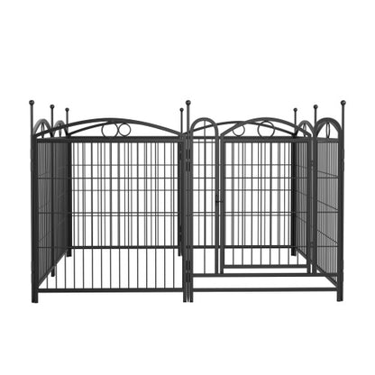 32 Inch 8 Panel Metal Dog Fence Pet Outdoor Playpen