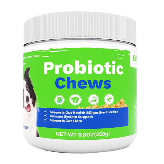 Hot Sales Probiotics Chews For Pets Customized Shape For Digestive Health Pets Supplement Healthy Gut For Dogs